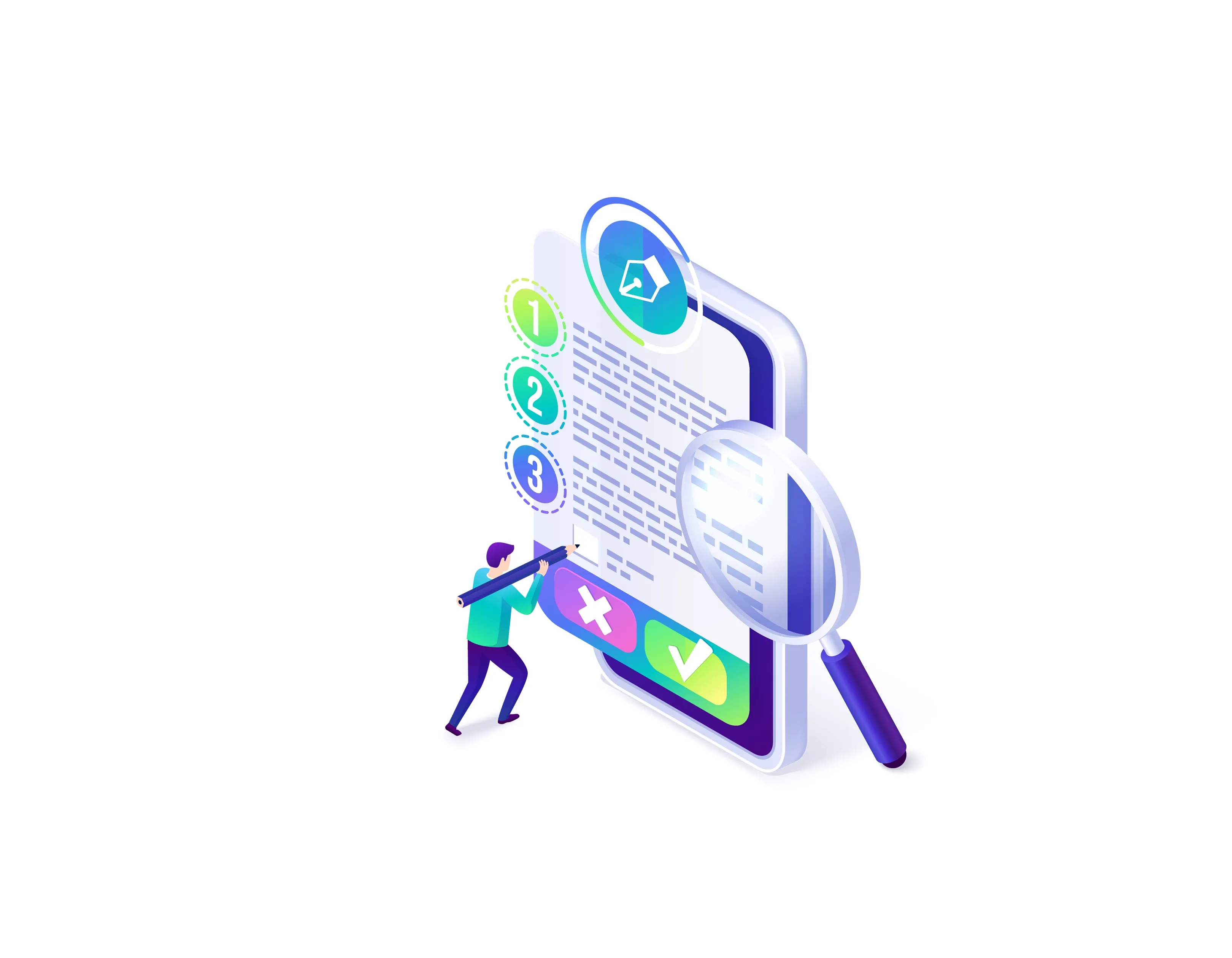 Woman with laptop and card